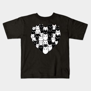 cat heart Kids T-Shirt